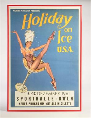 Plakat "Holiday on Ice" 1961