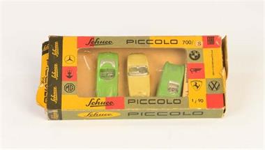 Schuco Piccolo, Set 700/S mit 3 Sportwagen