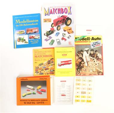 Wiking, Matchbox:  Kataloge + Bücher