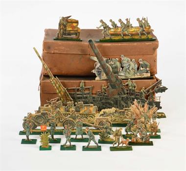 Sperrholzmodelle aus Reichswehrausstellung 30er Jahre