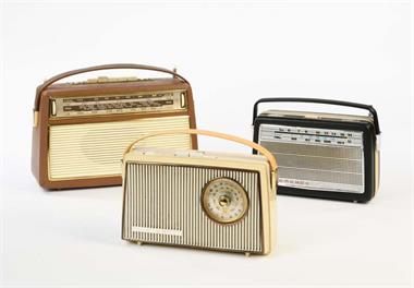 Telefunken, Nordmende + Philips: 3 Kofferradios 60er Jahre