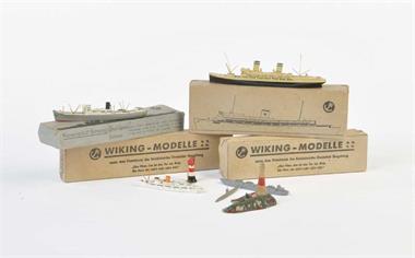 Wiking, Konvolut Marine + Schachteln