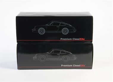 Premium Classixxs, 2x Porsche Carrera 3.2 (1x convertible black + 1x cabriosilver)