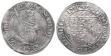 Niederlande Zeeland, Provinz, Leicester Reichstaler 1590