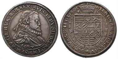 Römisch Deutsches Reich / Haus Habsburg, Rudolf II. 1576-1612, Reichstaler 1607