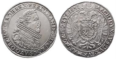 Römisch Deutsches Reich / Haus Habsburg, Ferdinand II. 1592-1618-1637, Reichstaler 1631