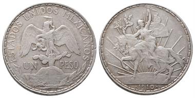 Mexico, Zweite Republik seit 1867, Peso 1910