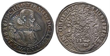 Braunschweig Lüneburg Celle, Christian, Bischof von Minden 1611-1633, Reichstaler 1624
