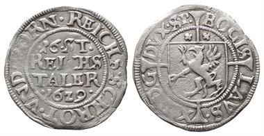 Pommern, nach der Vereinigung, Bogislaw XIV. 1620-1637, 1/16 Taler (Dütchen) 1629