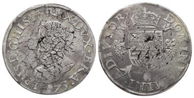 Belgien Brabant, Philipp II. 1555-1598, Philippstaler (Ecu) 1573