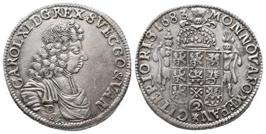 Pommern, unter Schweden, Karl XI. 1660-1697, 2/3 Taler 1683