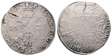 Belgien Brabant, Philipp IV. 1621-1665, Patagon 1623