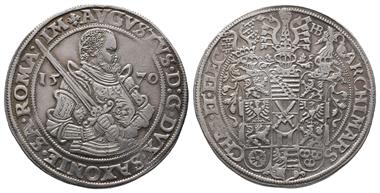 Sachsen, August 1553-1586, Taler 1570