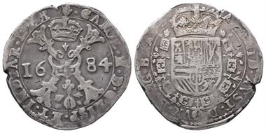 Belgien Brabant, Karl II. 1665-1700, Patagon 1684