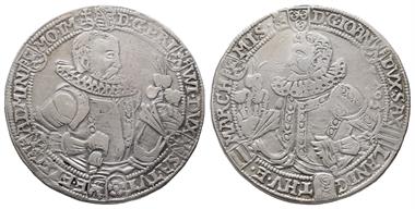 Sachsen Weimar Eisenach, Friedrich Wilhelm und Johann 1573-1602, Reichstaler 1595