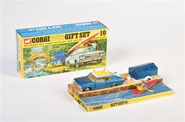 Corgi Toys, Gift Set 10 + Kajak