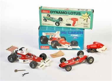 Schuco, Mc Laren Formel 1 + Dynamo Lotus Rennwagen