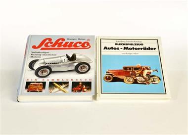 2 Bücher, Rudger Huber "Schuco" + "Autos - Motorräder"
