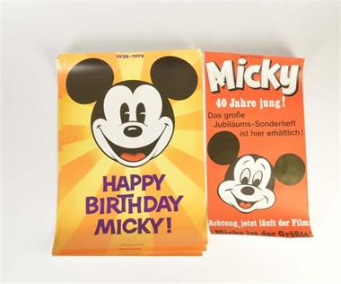 21 Micky Maus Plakate