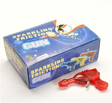 Händlerbox mit 24 Sparkling Friction Space Guns