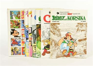 Konvolut Asterix, Clever & Smart + Cartoon Buch