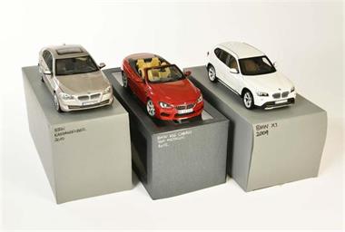 Kyosho + Norev, BMW M6 Cabriolet, BMW X1 + BMW 550i