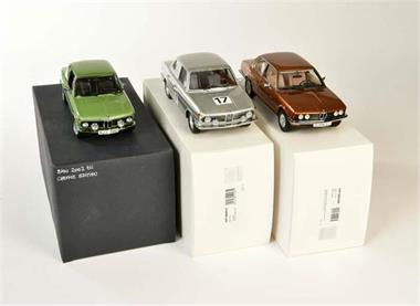 Autoart + Minichamps, BMW 2002, BMW 2000 Ti + BMW 3er