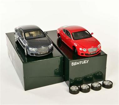 Minichamps, 2x Bentley Continental GT
