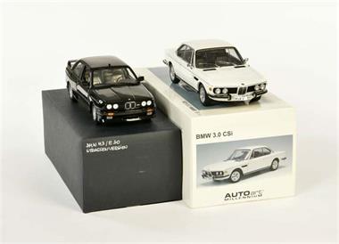 Autoart + Minichamps, BMW 3.0 CSi + BMW M3