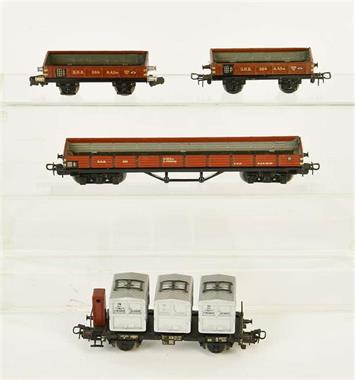 Märklin, 3 Güterwagen VK + Behälterwagen