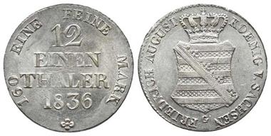 Sachsen, Friedrich August II. 1836-1854, 1/12 Taler