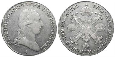 Römisch Deutsches Reich, Josef II. 1765-1790, 1/2 Kronentaler