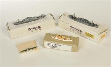 Noordzee Modelle + Rhenania, 4 Modellschiffe