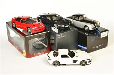 Autoart, Blue Moon + Minichamps, 4 Modelle mit Mängeln