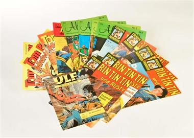 15 Comichefte Rin Tin Tin, Die Abenteuer des Grafen von Monte Christo