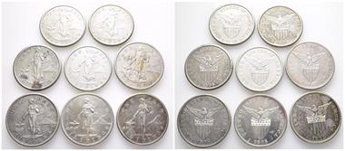 Philippinen, unter amerikanischer Verwaltung, Peso, 8 Stück