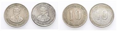 Philippinen, Culion Leper Kolonie, 10 Centavos 1930, 2 Stück