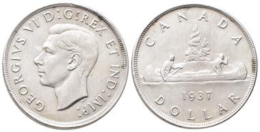 Kanada, George VI. 1936-1952, Dollar 1937