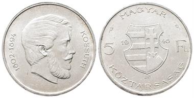 Ungarn, 5 Forint 1946