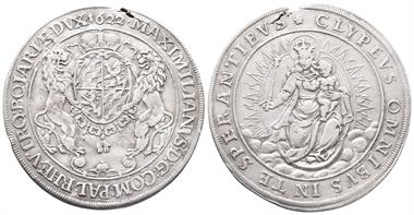 Bayern, Maximilian I. 1598-1651, Reichstaler 1622