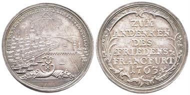 Frankfurt, Stadt, Silbermedaille 1763