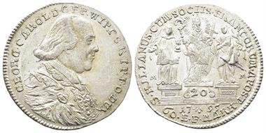 Würzburg, Georg Karl von Fechenbach, 1795-1802. 20 Kreuzer 1795