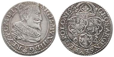 Polen, Sigismund III. 1587-1632, 6 Groschen 1696