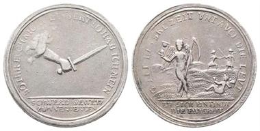 Medaillen, Silberabschlag von den Stempeln eines Dukaten o.J.