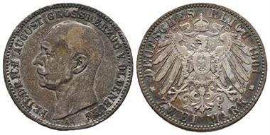 Kaiserreich, Oldenburg, 2 Mark 1901