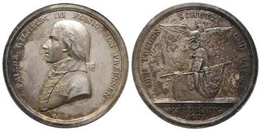 Brandenburg Preußen, Friedrich Wilhelm III. 1797-1840, Silbermedaille 1798
