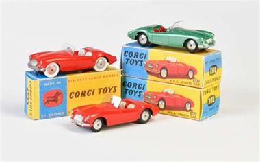 Corgi Toys, 3x MG