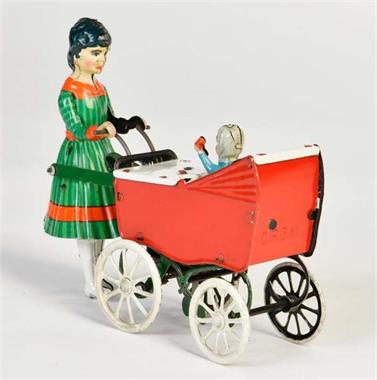 Kellermann, Frau mit Kinderwagen