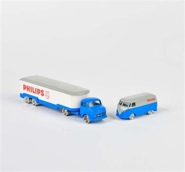 Lego, Philips Mercedes LKW + VW T 1 Bus