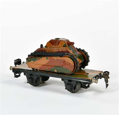 Märklin, Plattformwagen mit Panzer